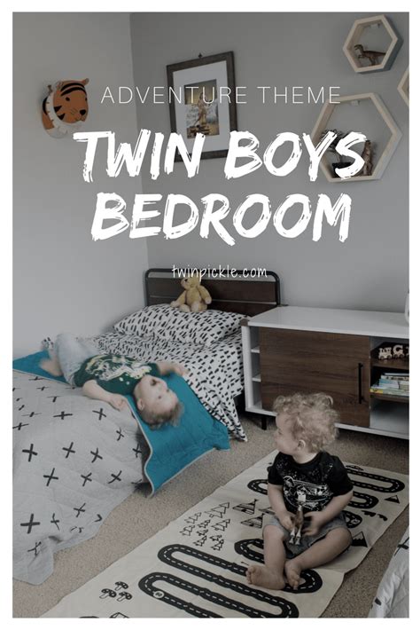 Adventure Theme Twin Boys Bedroom Twin Boys Bedroom Boys Bedrooms