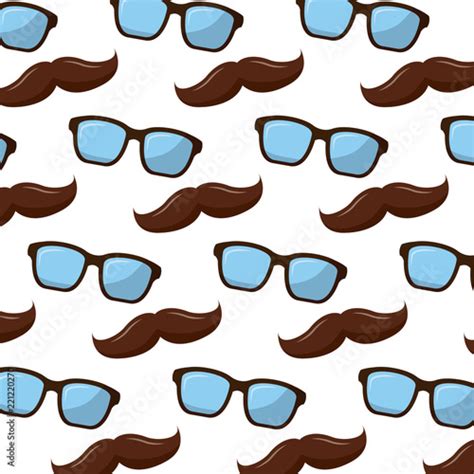 Vintage Hipster Glasses And Mustache Background Design Stock Image And Royalty Free Vector