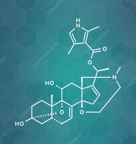 Batrachotoxin Neurotoxin Molecule Illustration Stock Image F0282145 Science Photo Library