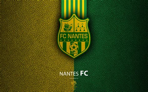 Tons of awesome ligue 1 wallpapers to download for free. Fc Nantes, 4k, French Football Club, Ligue 1, Leather - Fc ...