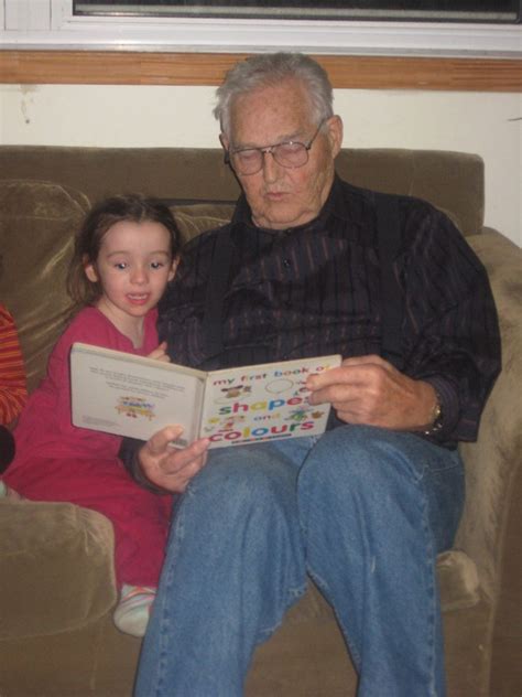 Larch Haven Reading With Grandpa