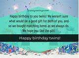 You want to give a present to your kids, but have no idea how to start a message? 35 Best Happy Birthday Twins - Birthday Wishes And Messages