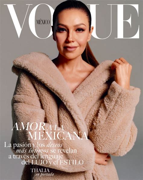 Thalía Deja Su Zona De Confort Y Aparece En La Revista Vogue