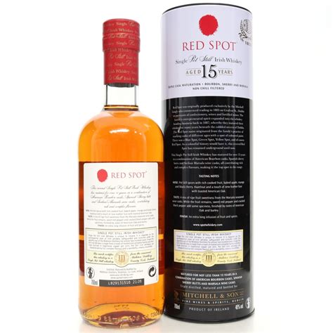 Red Spot 15 Year Old Irish Whiskey Whisky Auctioneer