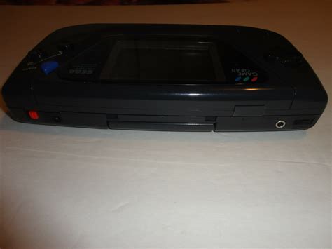 Sega Game Gear Launch Edition Black Handheld System Mcwill Lcd Mod Vga