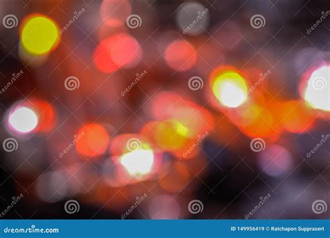 Abstract Red Blur Bokeh Background Stock Image Image Of Colorful