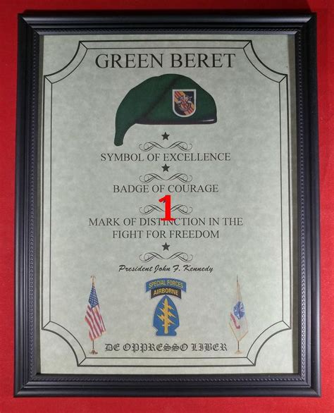 Nice Or Better Army Special Forces Jfk Green Beret Quote Etsy In 2021