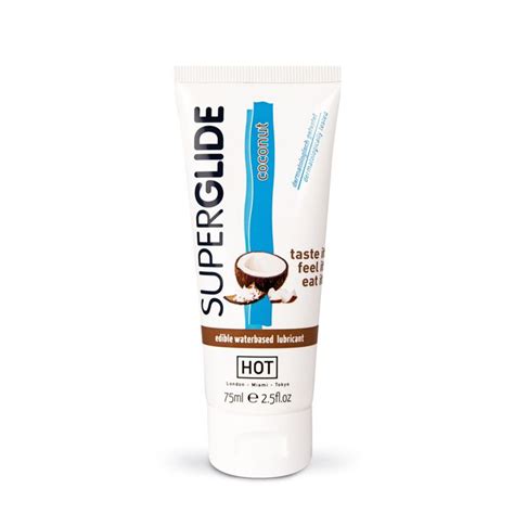 Buy Hot Superglide Edible Lube Coconut 75ml — Online Shop — Take