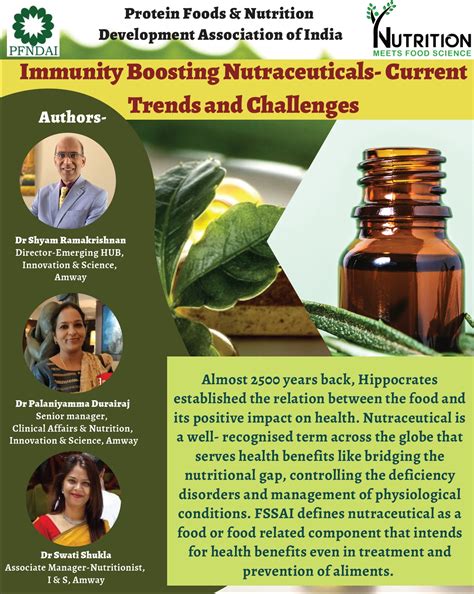 Immunity Boosting Nutraceuticals- Current Trends and Challenges- by Dr
