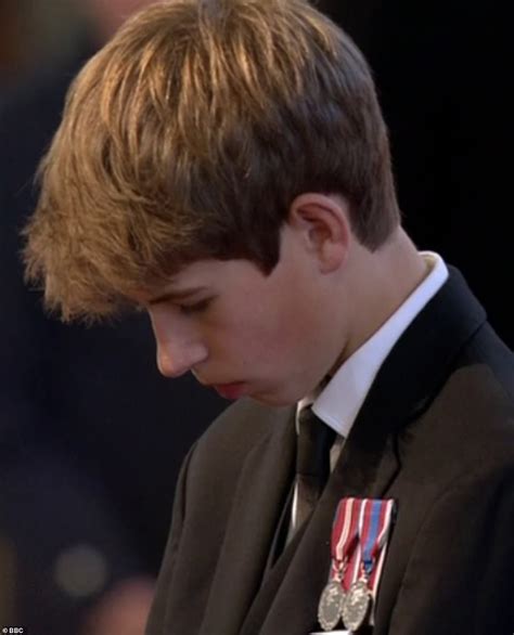 The Queen S Grandson James Viscount Severn 14 Stands Vigil By Her Coffin Artofit