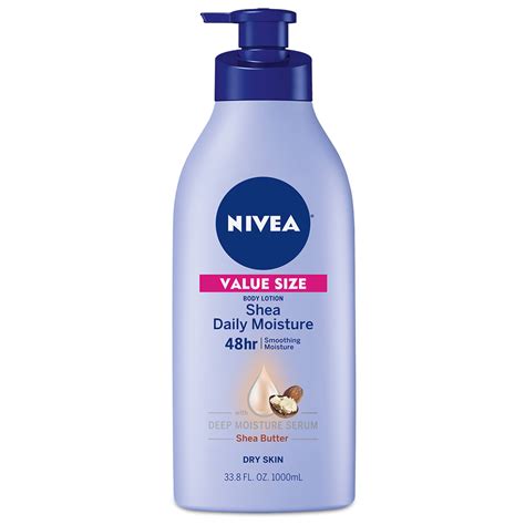 Buy Nivea Shea Nourish Body Lotion Dry Skin Lotion With Shea Butter 338 Fl Oz Pump Bottle