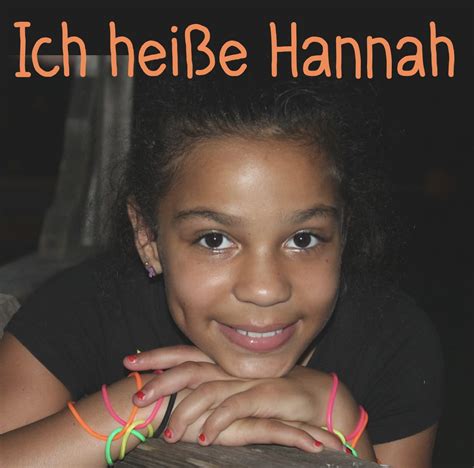 Audio Quiz Ich Heiße Hannah My Name Is Hannah