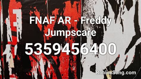 Fnaf Ar Freddy Jumpscare Roblox Id Roblox Music Codes