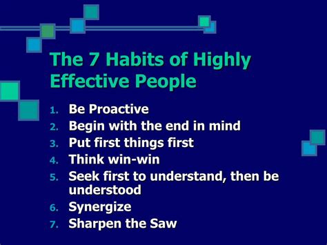 Ppt Becoming More Effective The 7 Habits Powerpoint Presentation Id