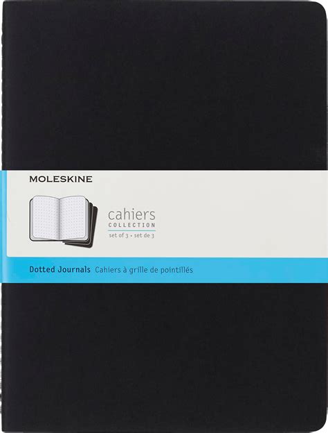 Moleskine Cahier Soft Cover Journal Set Of 3 Dotted Xl 75 X 975