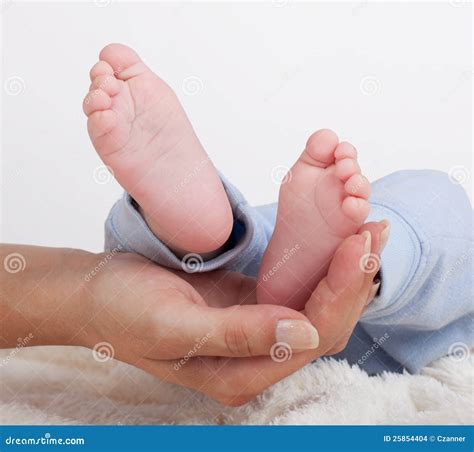 Baby Feet Stock Photo Image Of Young Mummy Healthy 25854404