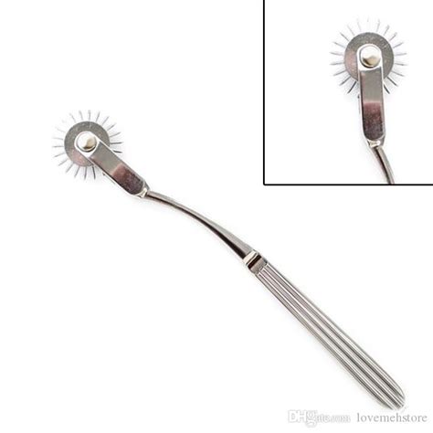 Metal Medical Diagnostic Reflex Hammer Pin Wheel Bdsm Gear Roller Rolling Wartenberg Wheel
