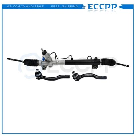 COMPLETE POWER STEERING Rack And Pinion Assembly Outer Tie Rod Ends