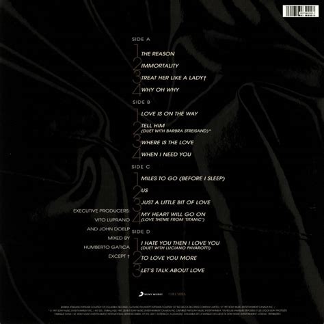 Tell him (duet with barbra streisand) 07. Celine DION Let s Talk About Love (reissue) vinyl at Juno ...