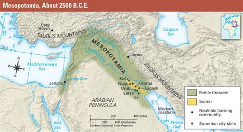 Sumerian City States Map