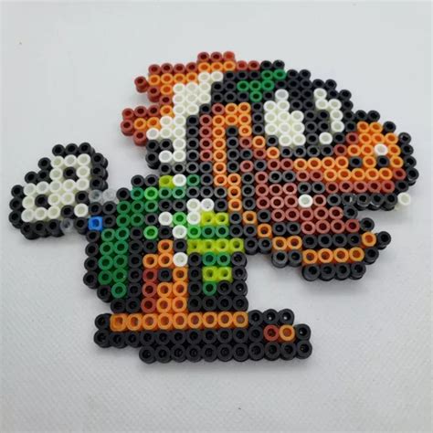 Nintendo Koopa Pixel Art Bead Sprite 8 Bit Perler Craft Handmade 6 Nes