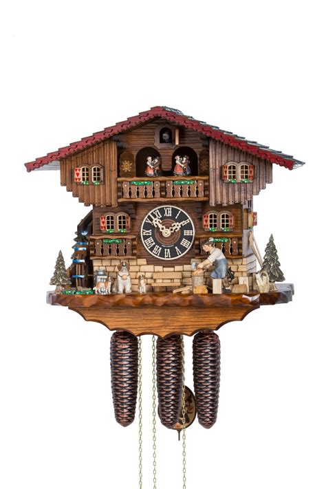 Original Handmade Black Forest Cuckoo Clock Made In Germany 2 86245t