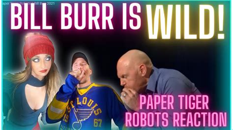 Bill Burr Paper Tiger Robots Reaction Couple Reacts First Listen To Paper Tiger Robots Bill