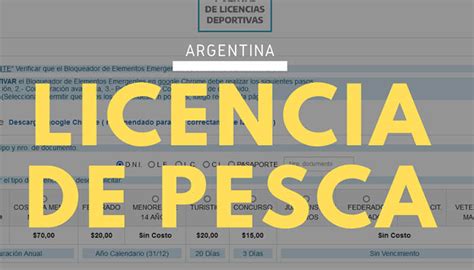 Licencia De Pesca En Argentina Qué Es Y Cómo Sacar