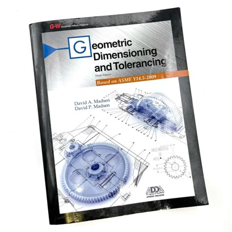 Geometric Dimensioning And Tolerancing 9th By David A Madsen Paperback