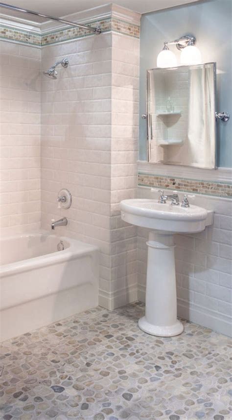 White tile in the bathroom is a neutral classic that seems too boring to someone. 29 white stone bathroom tiles ideas and pictures