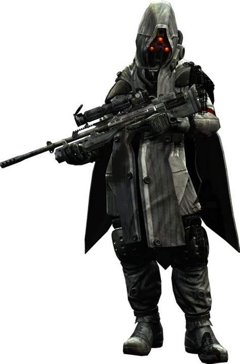 Helghast Sniper Character Futuristic Armour