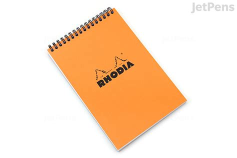 rhodia pad no 16 a5 wirebound graph orange