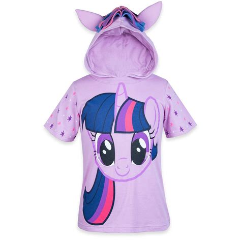 My Little Pony Hooded Shirt Rainbow Dash Twilight Sparkle Pinky Pie