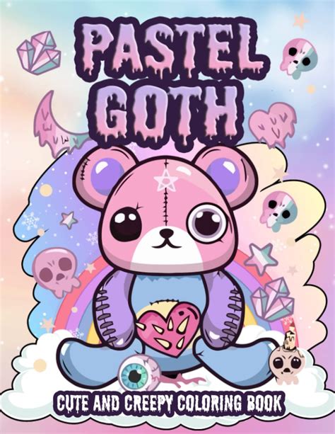 Buy Pastel Goth Kawaii Coloring Book Cute And Creepy Kawaii Coloring Book Spooky Gothic