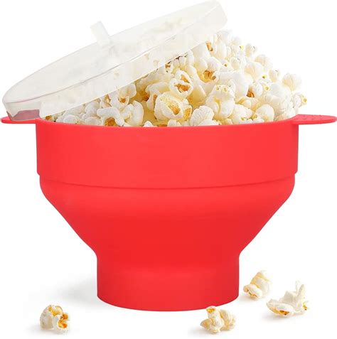 Large Microwave Popcorn Maker Silicone Popcorn Popper