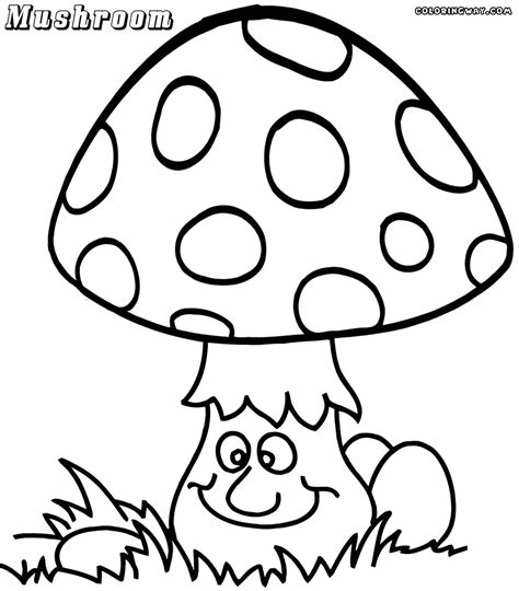 Mushroom coloring pages | Coloring pages to download and print