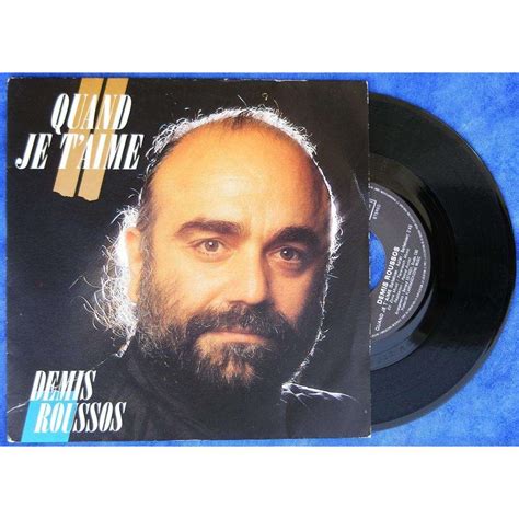 Quand Je Taime Les Oiseaux De Ma Jeunesse De Demis Roussos Ep Chez