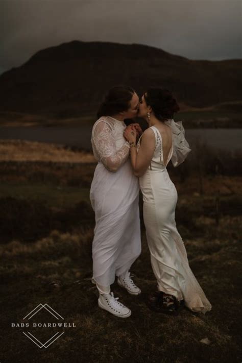 Romantic Lesbian Elopement Wedding Babs Boardwell Photography