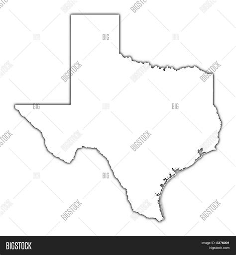 Texas Usa Outline Image And Photo Free Trial Bigstock