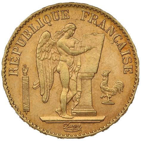 Buy 1896 Gold Twenty French Franc Coin From Bullionbypost From €41120