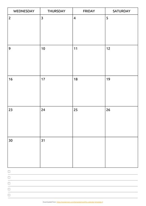 Blank Monthly Calendar With Lines Blank Monthly Calendar Monthly