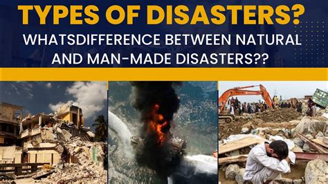 Types Of Disasters Difference Between Natural Vs Human Induced