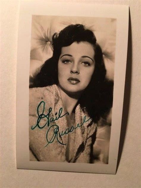 Gail Russell Extremely Rare Vintage Original Autographed Photo The