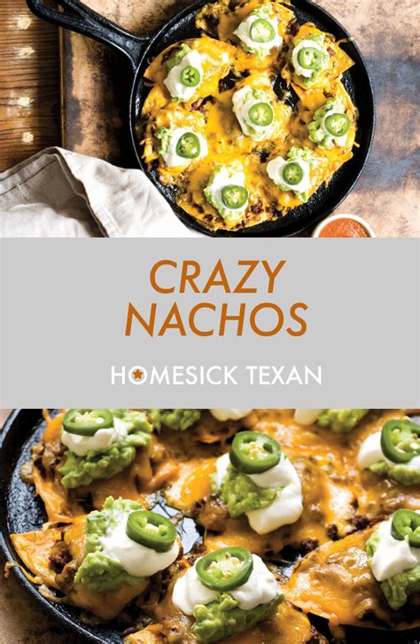 This recipe brings us back to the joys of a simpler nacho. Crazy nachos, Tex-Mex classic nachos loaded with taco meat ...