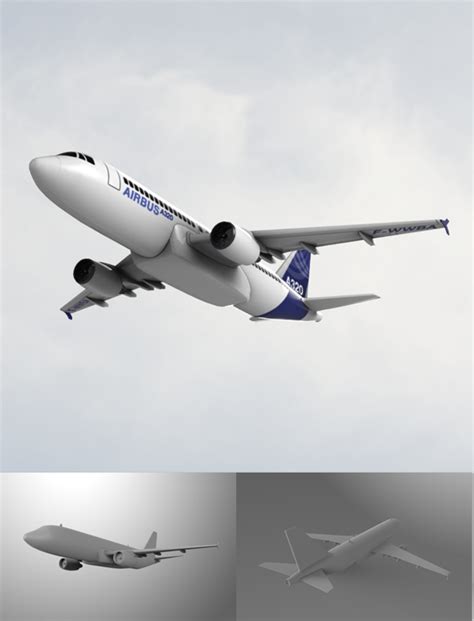 Airbus A320 Airbus Airplane Design Uv Mapping