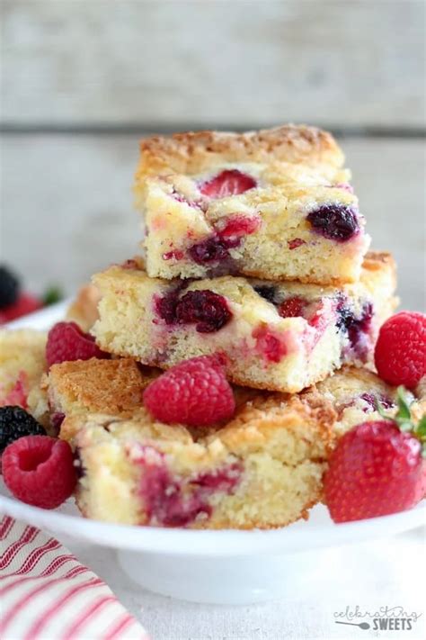 Easy One Bowl Mixed Berry Cake Celebrating Sweets