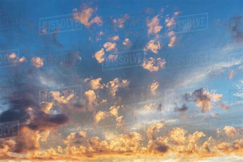 Cloudscape At Sunset Stock Photo Dissolve