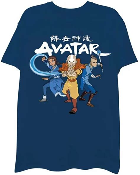 Avatar The Last Airbender Mens Short Sleeve T Shirt Avatar Aang Katara 12 99 Picclick