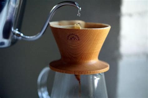 Yasukiyo Wooden Dripper Natural Coffee Love Coffee Coffee Processing