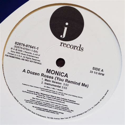 Monica A Dozen Roses You Remind Me 2006 Vinyl Discogs